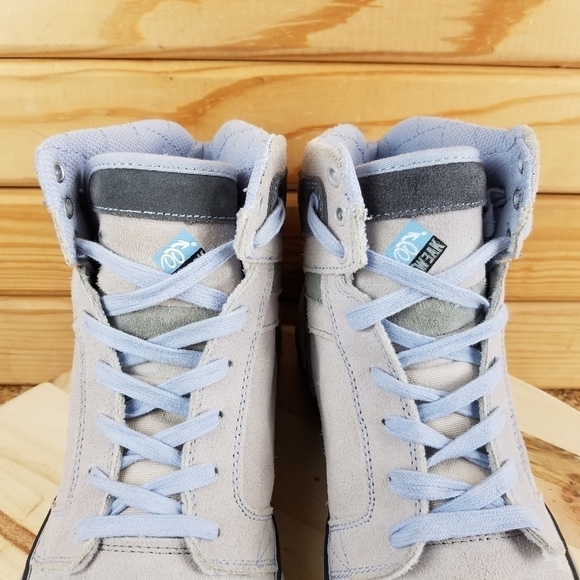 RARE TWEAK Sneakers Suede/Leather Lace-up Unisex Men's 8 / Women's 9.5 Blue Gray - Picture 5 of 11
